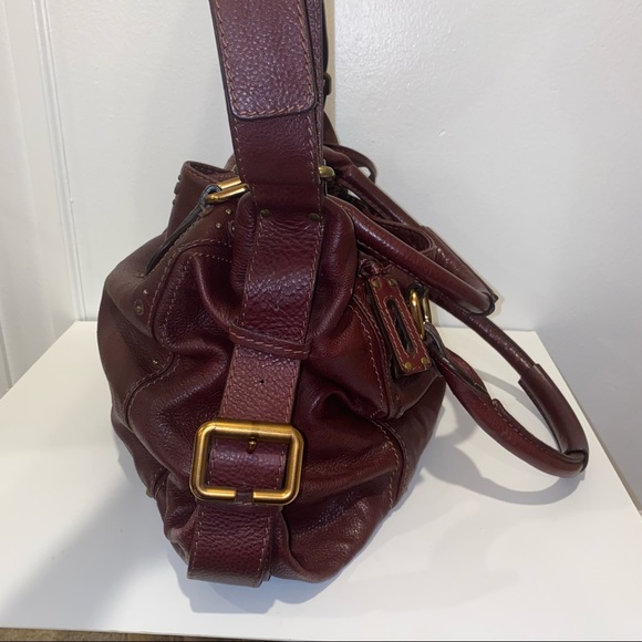 🛑SOLD🛑 Chloe Paddington Leather Shoulder Bag in Burgundy - Picture 12 of 12